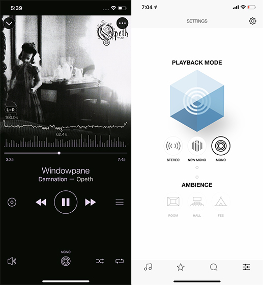 Phone Music Player Apps monaural