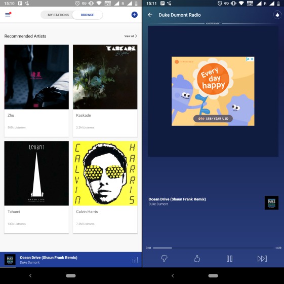 pandora vs spotify