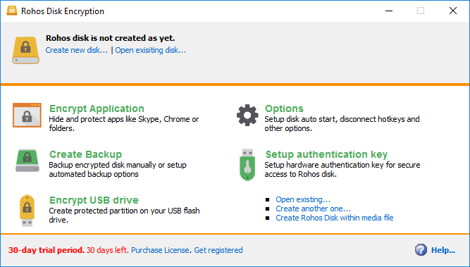 Encrypt USB Drives rohos disk encryption