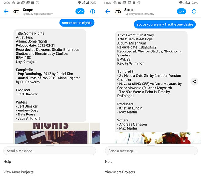 scope messenger bot screenshot