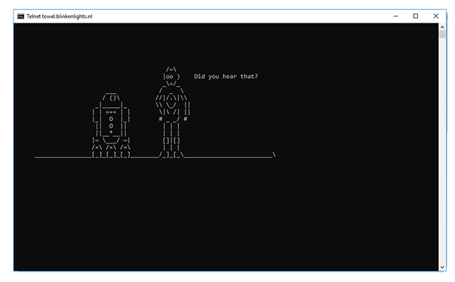 Command Prompt Tricks star wars