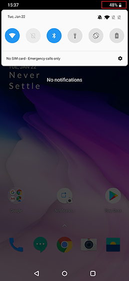 Cool Android Shortcuts battery