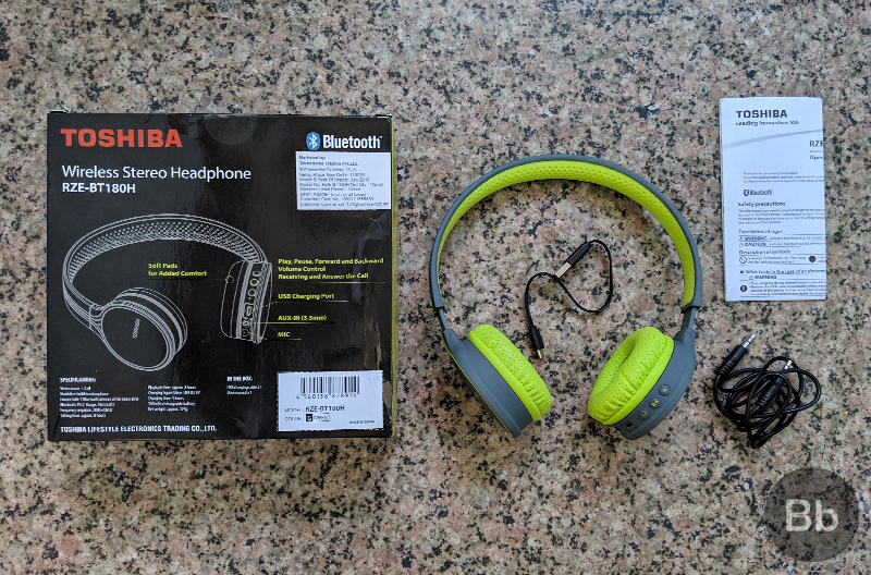 Toshiba RZE-BT180H Bluetooth Headphones Review