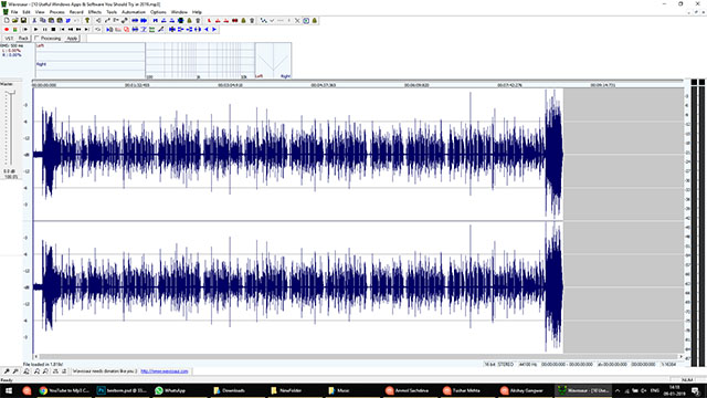 wavosaur decrease volume