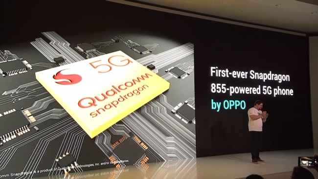 Oppo Shows Off its First Snapdragon 855-Powered 5G Smartphone