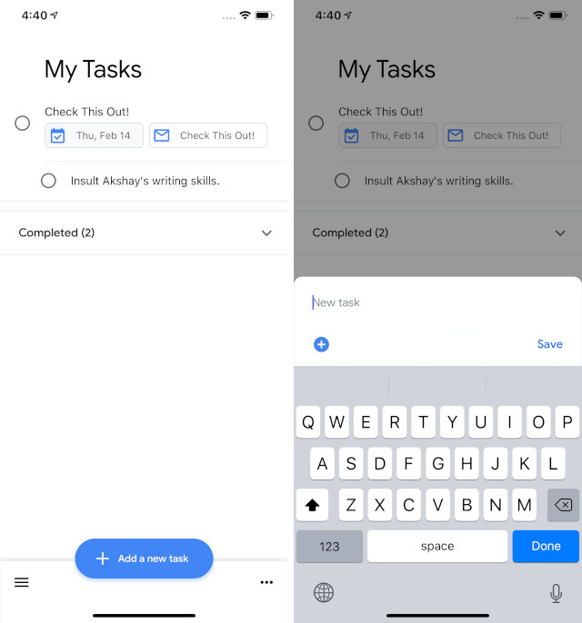Google Tasks - Simple wunderlist alternatives