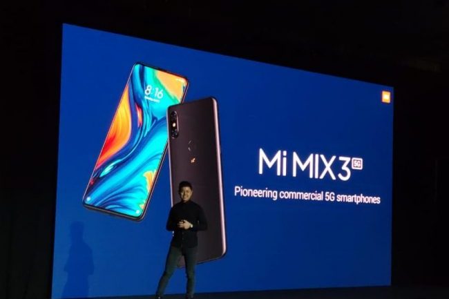 Xiaomi Unveils Mi Mix 3 5G at MWC 2019; Will Go on Sale in May