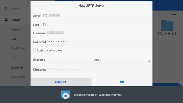 es file explorer ftp signing in