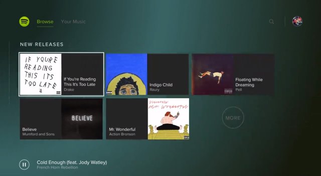 playstation music - spotify integration