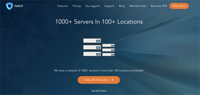 screenshot showing ivacy vpn servers