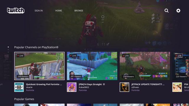 PS4 will get its own Twitch App next month