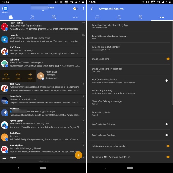 best email app for android 2015