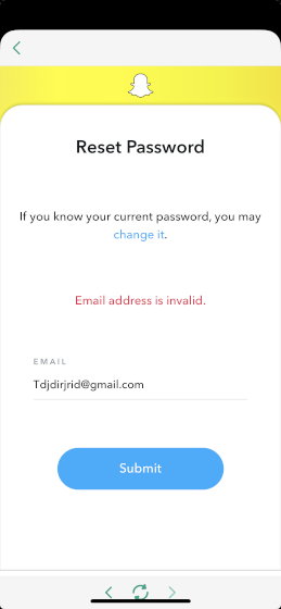 5. كيفية استرداد حساب Snapchat إذا فقدت كلمة المرور الخاصة بك