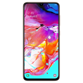Galaxy A70_Coral_Front