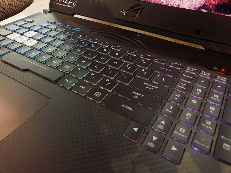 asus rog strix scar ii keyboard