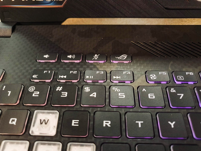 asus rog strix scar ii special keys