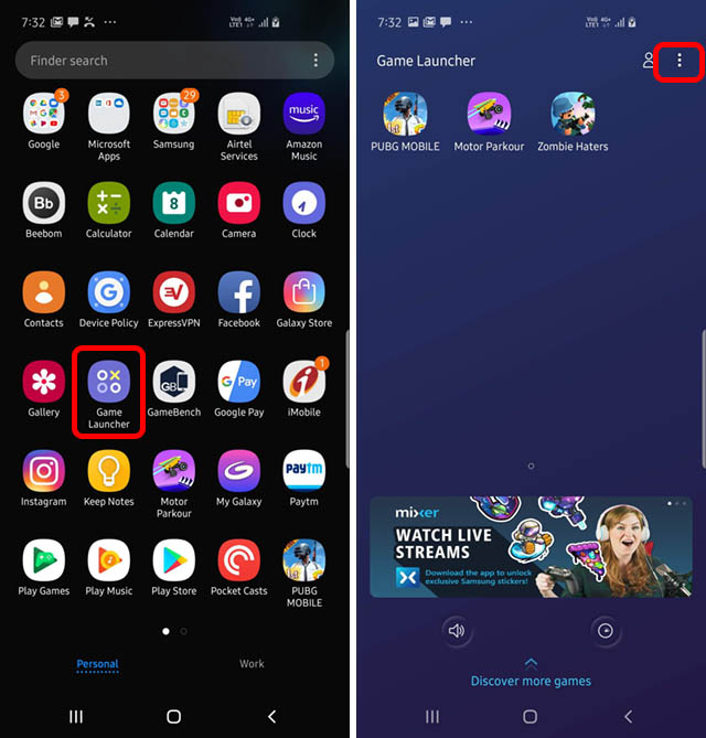 Включи приложение игры. Самсунг s10 меню. Launcher игра. Game Launcher Samsung. Приложение лаунчер.