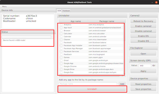 Xiaomi adb fastboot tools какие программы можно удалить