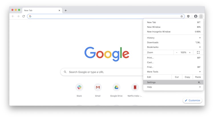 1. افتح علامات تبويب محددة عند تشغيل Chrome 1