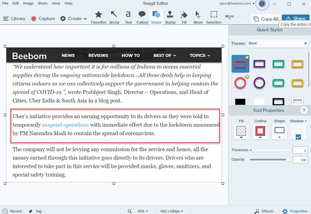 open source alternative to snagit