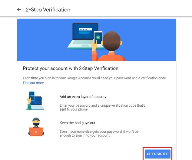 Add Android Device as Security Key to your Google Account 1