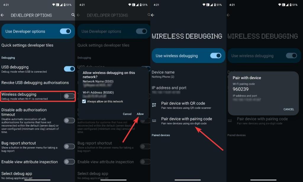 Allow Wireless USB Debugging Scrcpy Android