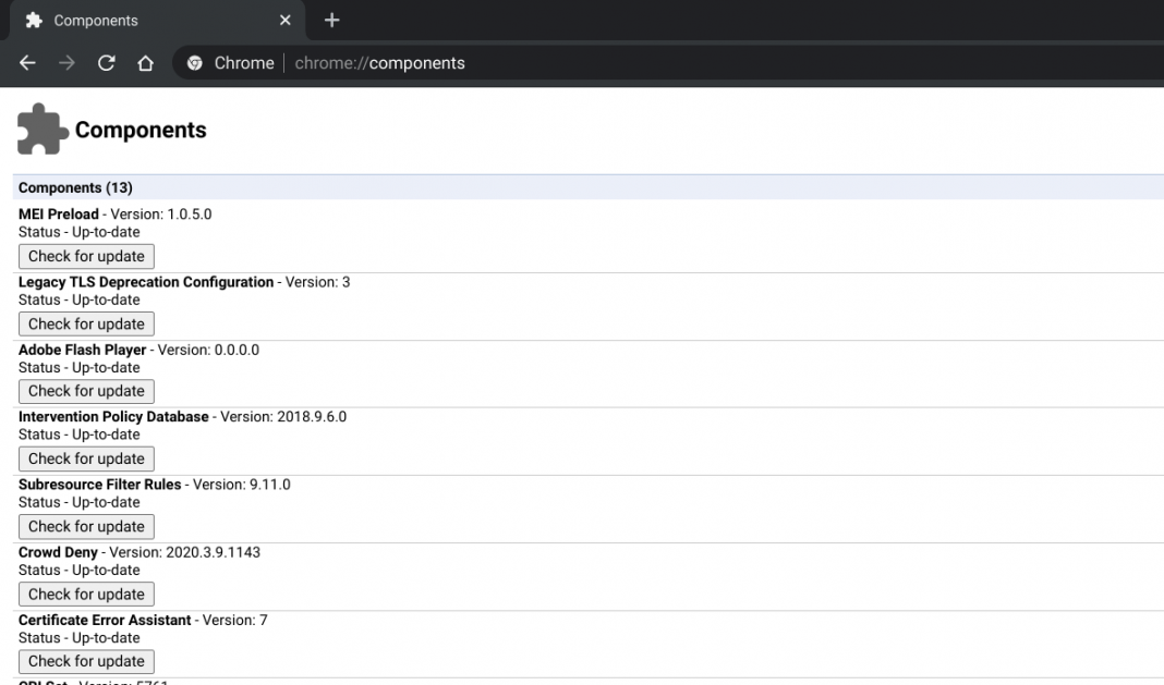 List of Chrome Components and What They Mean (2021) Beebom