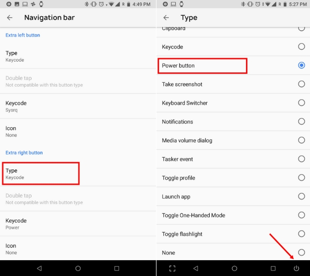 Customize Navigation Bar on Android 7