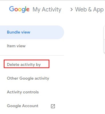 delete photos and videos on google search