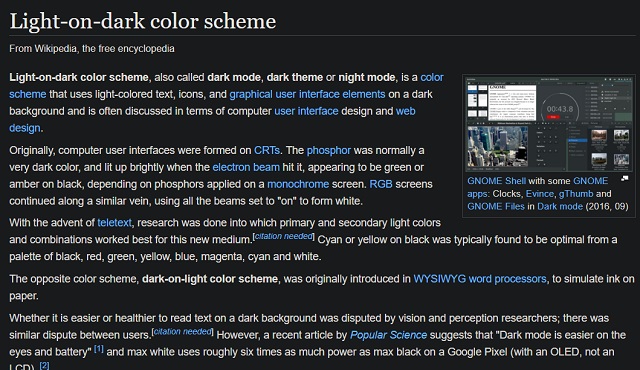 Get Dark Mode on Google Chrome 3.3