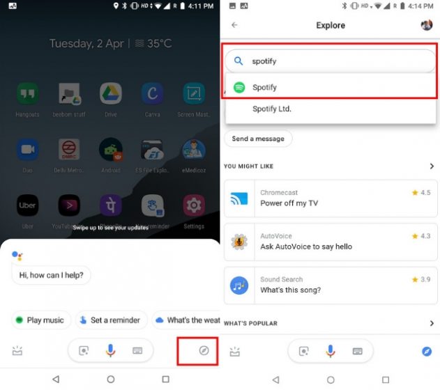 Integrate Spotify with Google Assistant 1