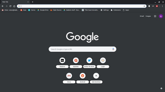 google chrome latest themes