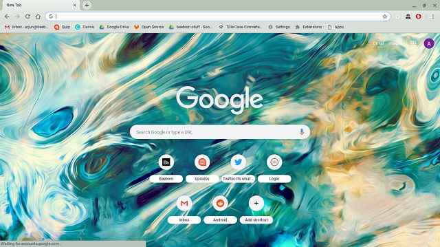 live google chrome themes