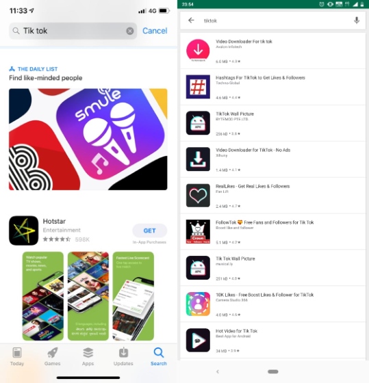 how to download tiktok on app store on apple