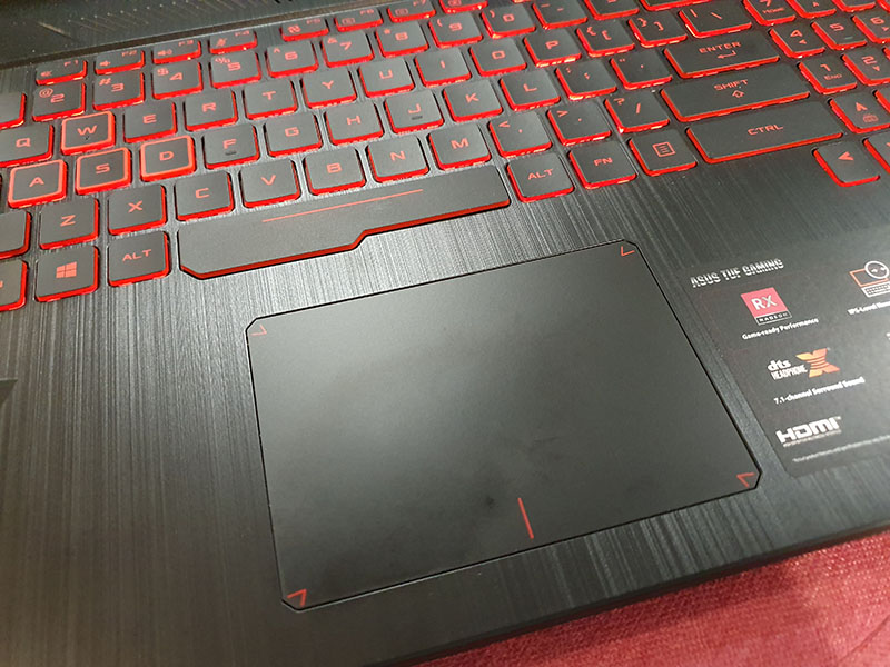 asus fx505dy trackpad