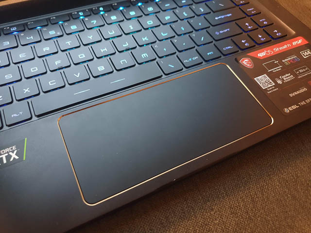 msi gs65 stealth trackpad