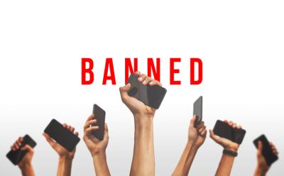 smartphones banned polling booths