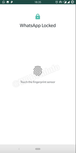 whatsapp fingerprint lock android