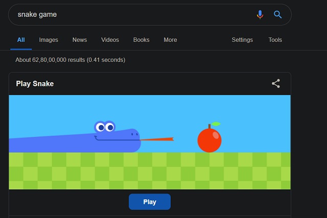 Google Snake . Online Games .