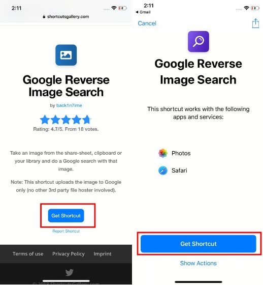 free reverse image search iphone