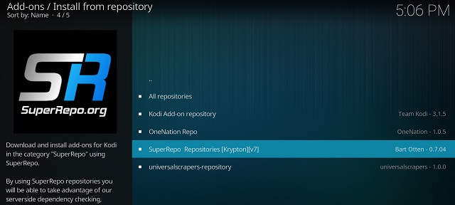 kodi repository zip files