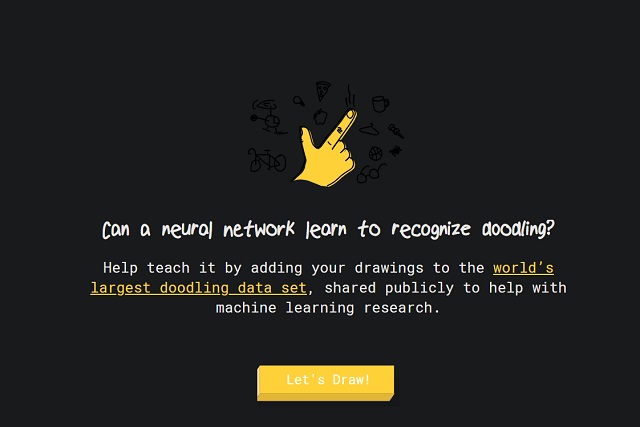 Quick Draw by Google is an AI powered web based doodle game