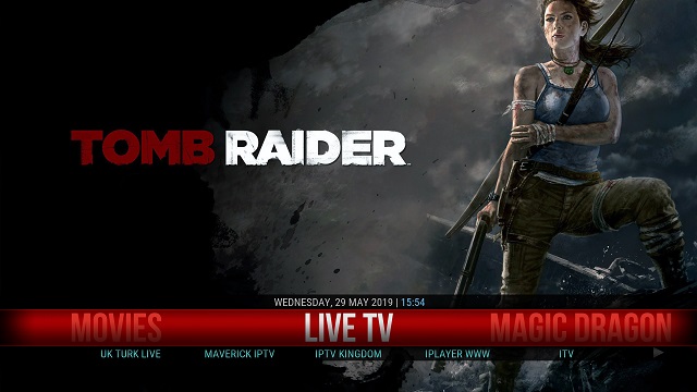 8. Tomb Raider Kodi Build