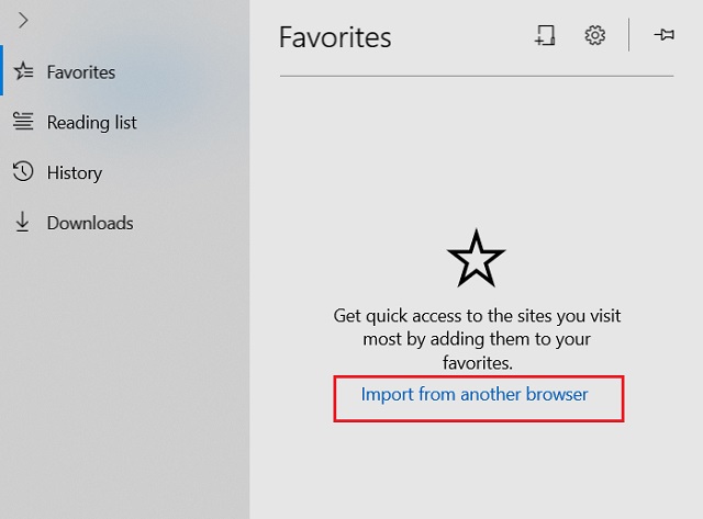 Import Chrome Bookmarks to Microsoft Edge 1