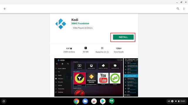 Install Kodi on Chromebook From the Google Play Store