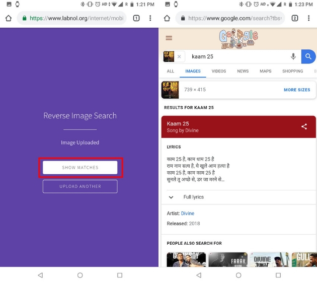 Reverse Image Search on Phone Using Third-party Services (Android and iOS) 2