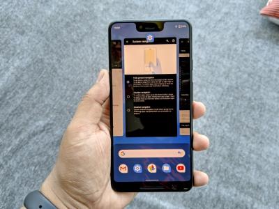 android q navigation gestures