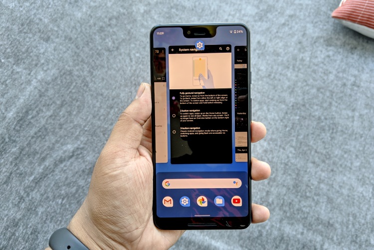 android q navigation gestures