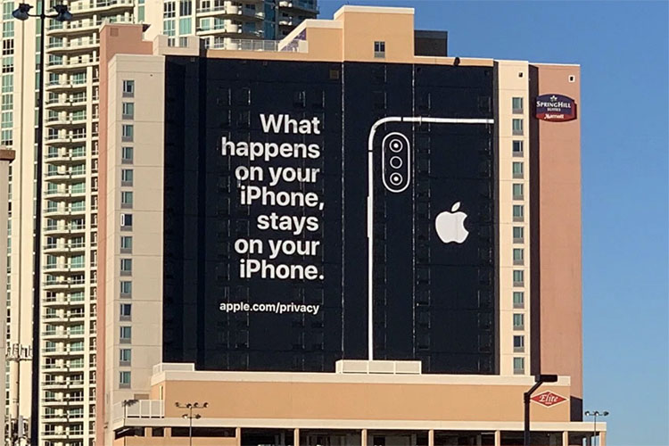 apple vegas billboard