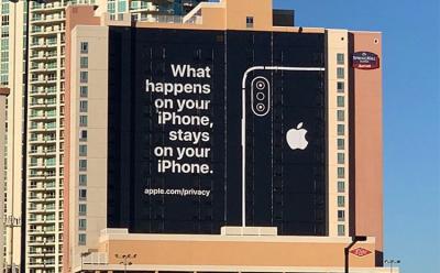 apple vegas billboard